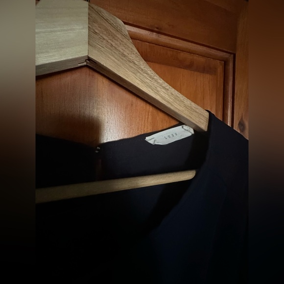 Navy Lush Mini Dress with 3/4 length Sleeves - Picture 4 of 5